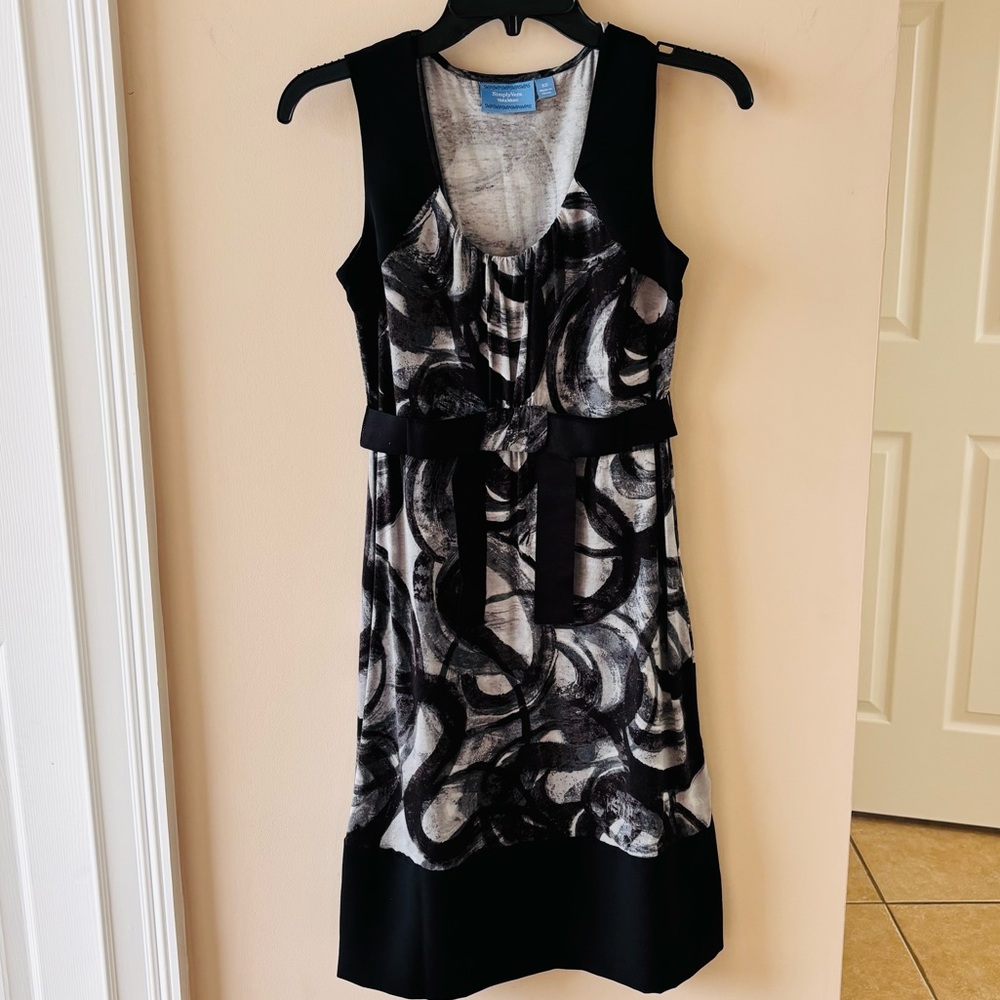 Simply Vera Vera Wang Abstract Dress